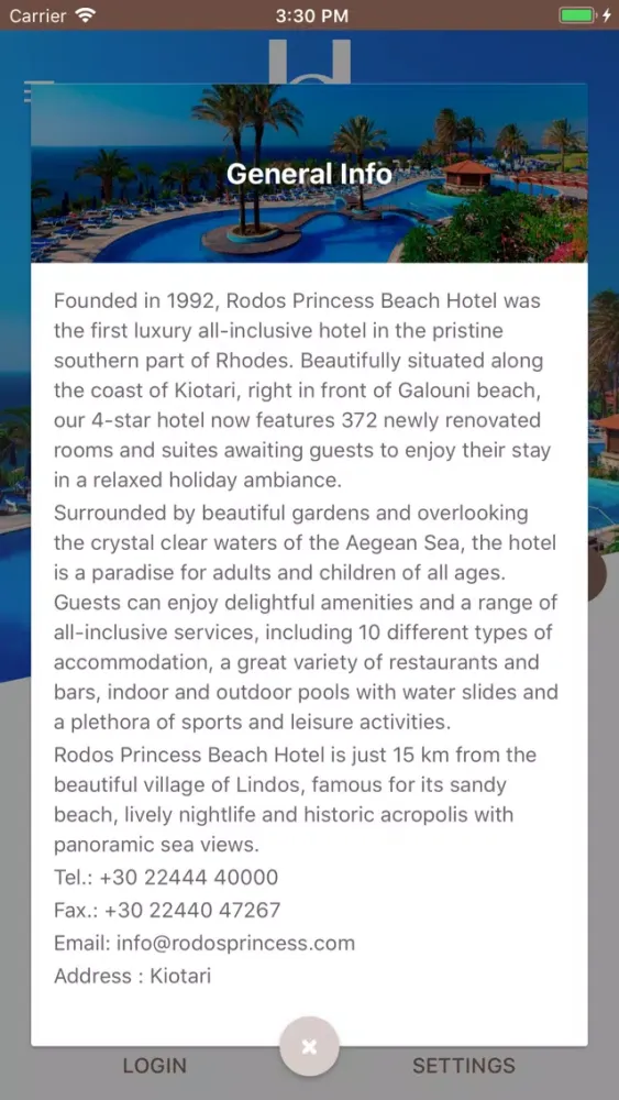 Rodos Princess Beach Hotel স্ক্রিনশট