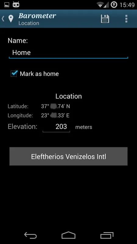 Barometer and Altimeter应用截图