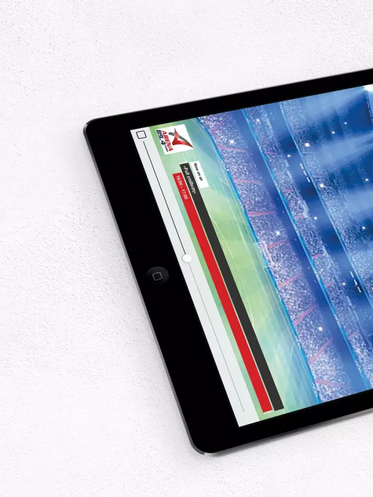 Ảnh chụp màn hình của Arena Fm 894 iPad 