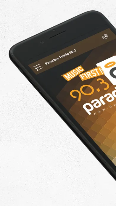 Capturas de tela do Paradise Radio 90.3