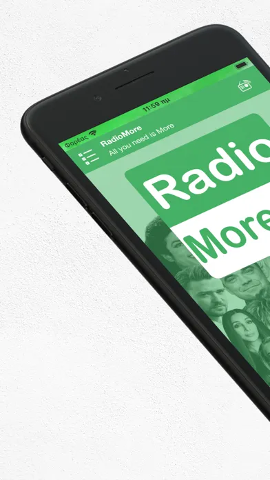 Capturas de tela do RadioMore