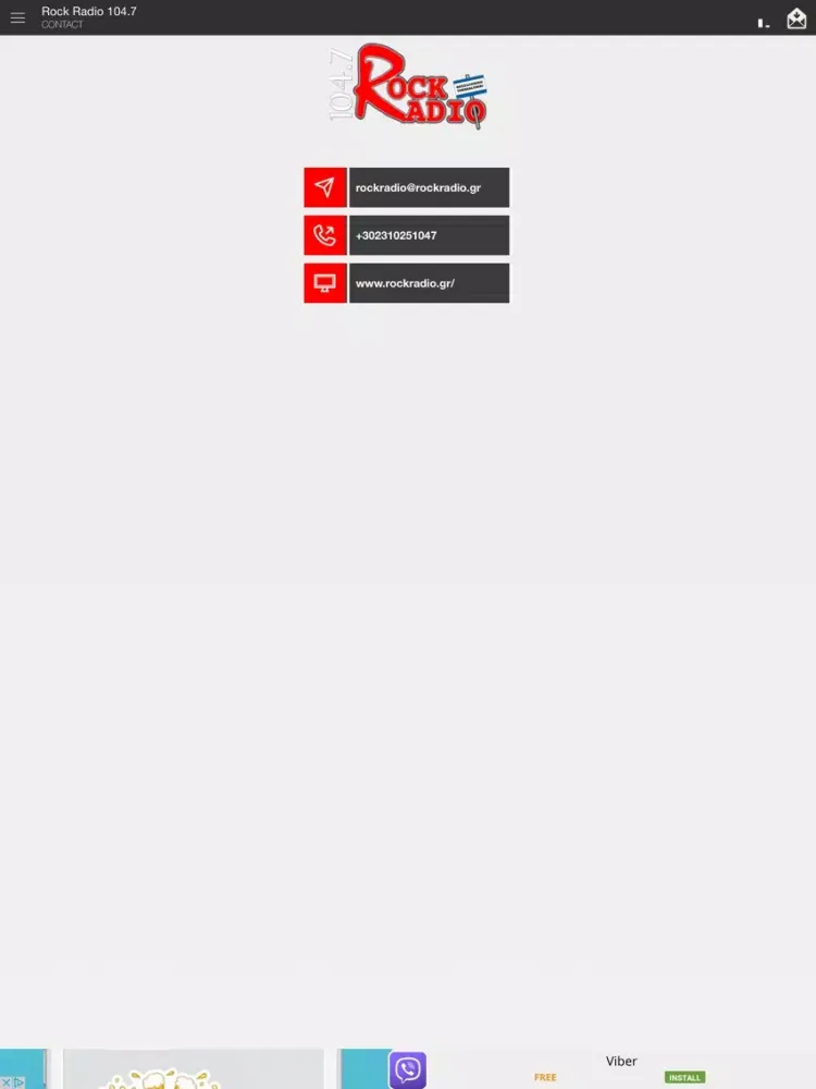 Screenshot di Rock Radio 104.7 iPad 