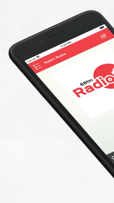 Tangkapan skrin Radio1 Rodos