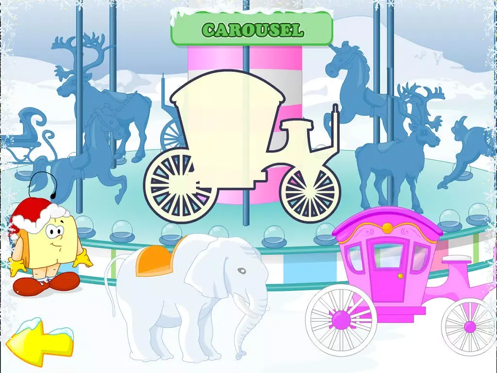 Captures d'écran de Smarty in Santa's village, for toddlers 2-4 years old FREE iPad 