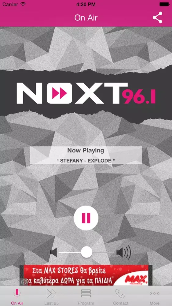NEXT Fm 96.1 Ekran Görüntüleri