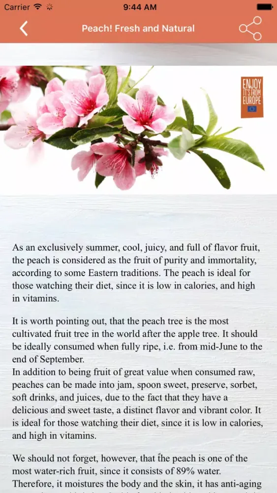 Peach garden App Screenshots