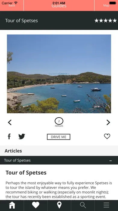 Capturas de tela do EG | Explore Spetses