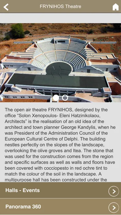 Capturas de pantalla de European Cultural Centre of Delphi