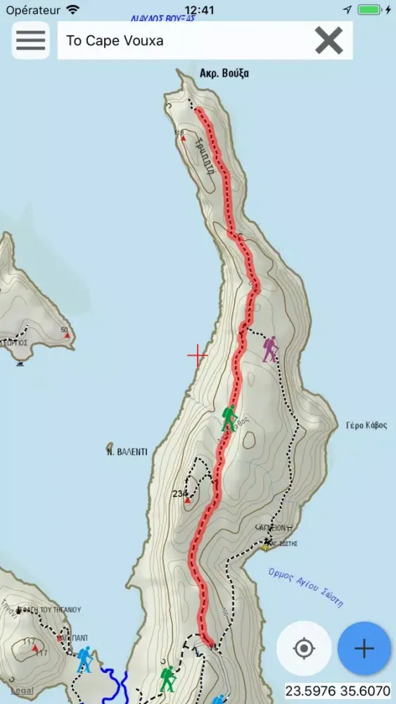 ภาพหน้าจอของ Crete: Gramvousa topoguide