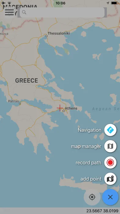 Скриншоты Toponavigator Greece topo maps