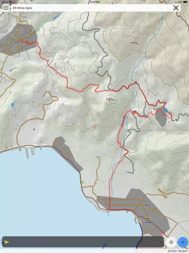Central Pelion topoguide iPad  Ekran Görüntüleri