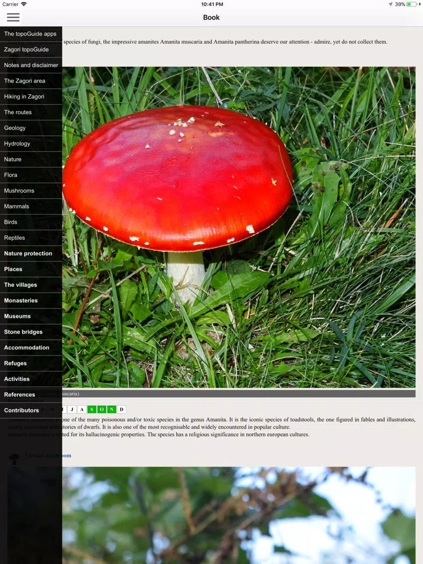 Capturas de pantalla de Zagori topoguide iPad 