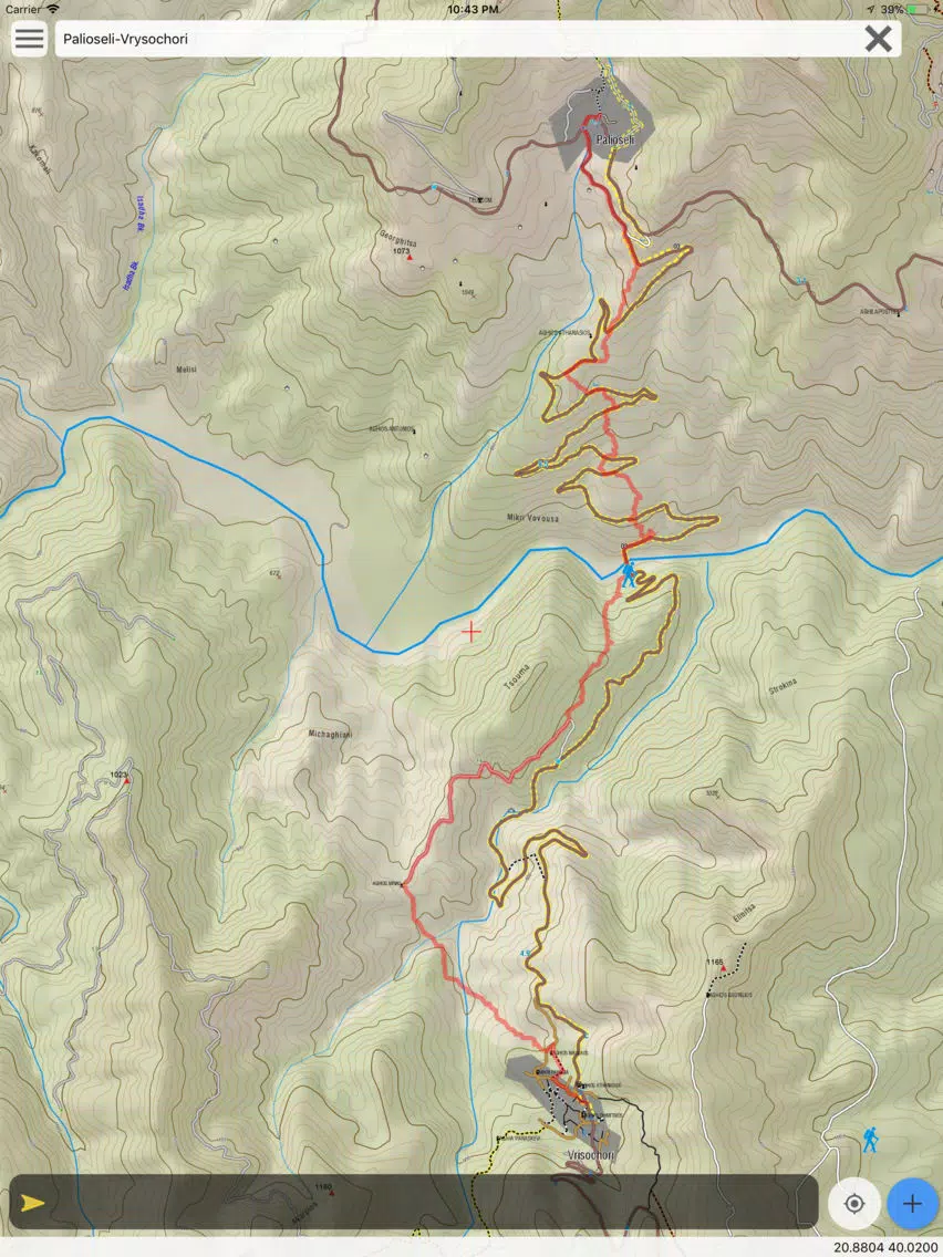 Capturas de pantalla de Zagori topoguide iPad 