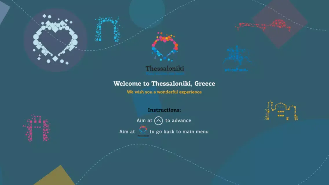 Capturas de tela do Thessaloniki VR