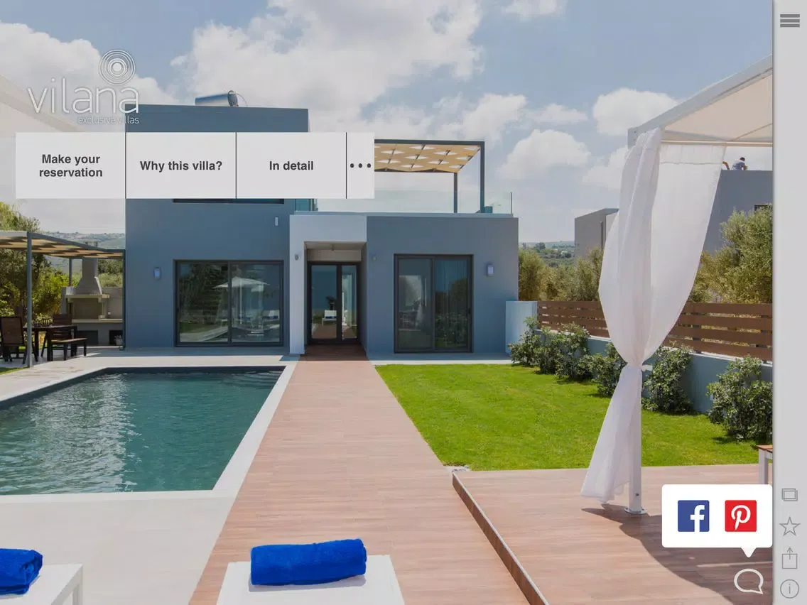 Vilana Exclusive Villas iPad 应用截图