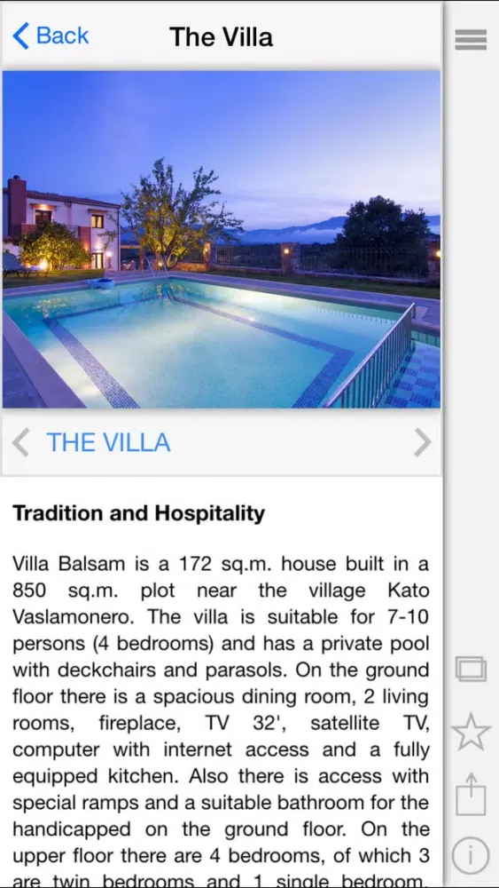 Tangkapan layar Villa Balsam