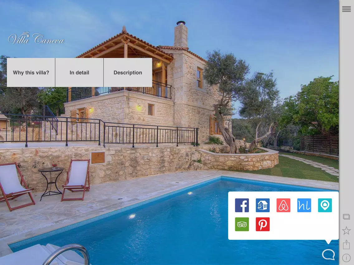 Villa Caneva iPad  Screenshots