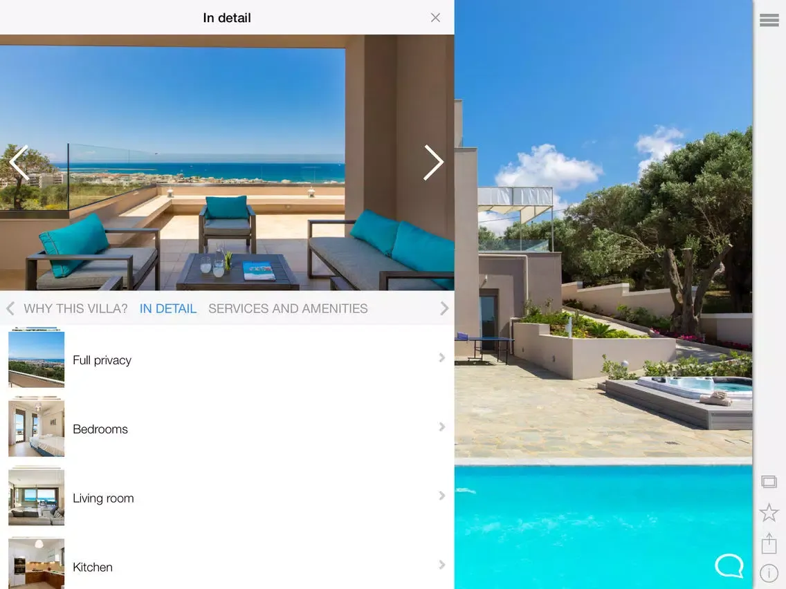 Villa Naya iPad 應用截圖