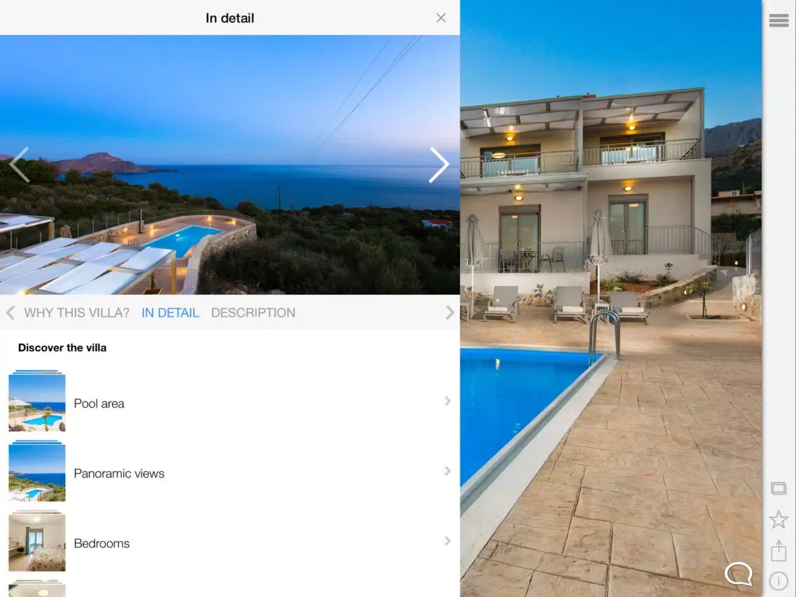 Villa Thromila iPad  Screenshots
