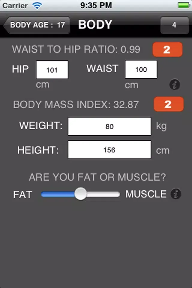 صور Body Age - Bio Age Fitness Tests