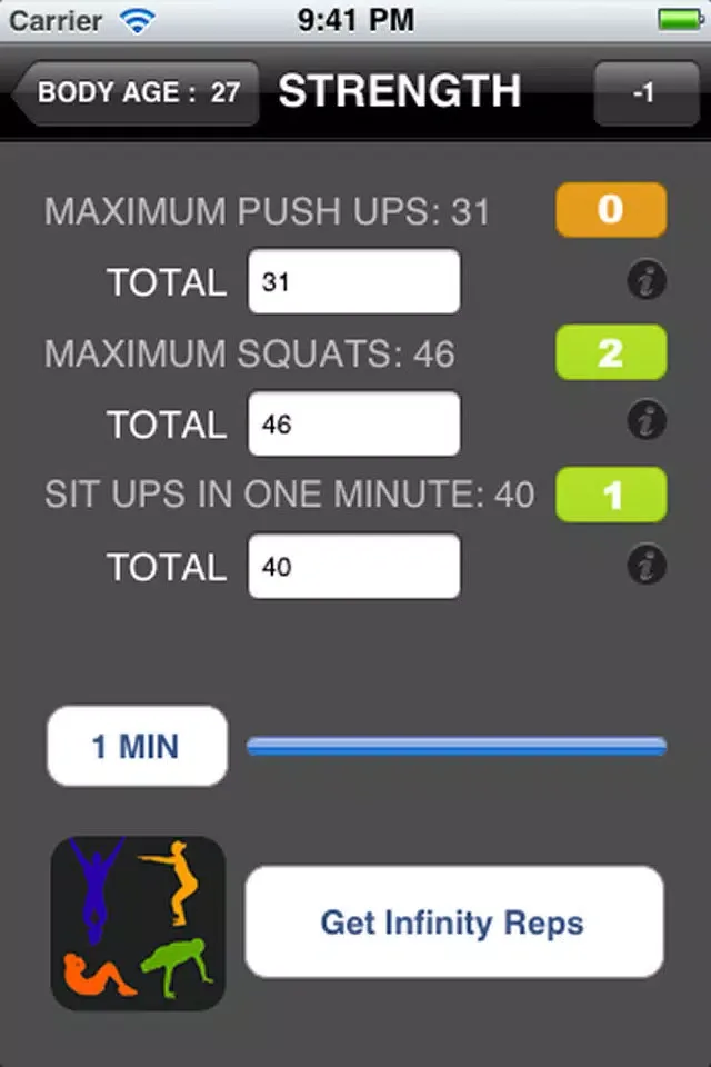 صور Body Age - Bio Age Fitness Tests
