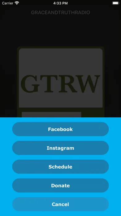 Ảnh chụp màn hình của Graceandtruthradio.world