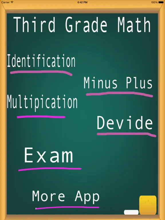 Capturas de pantalla de Third-grade math iPad 