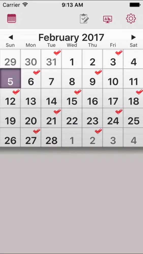 Ảnh chụp màn hình của Schedule work shifts