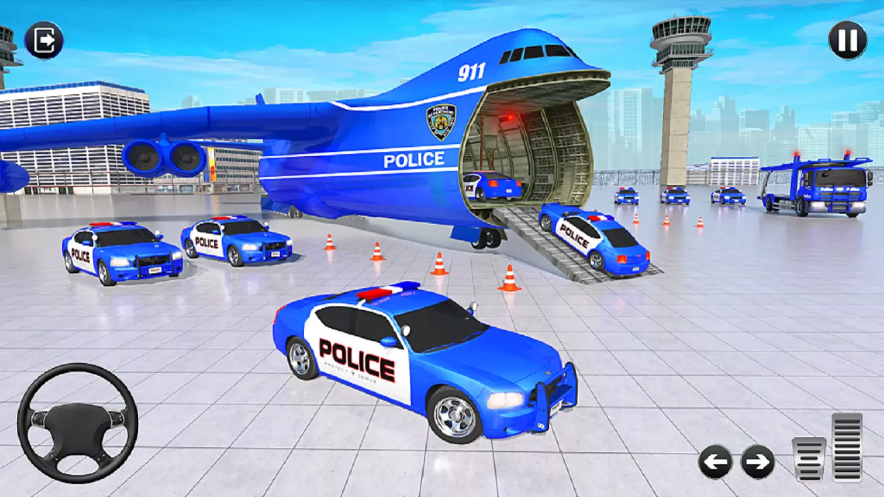 Police Vehicle Cargo Truck Sim স্ক্রিনশট