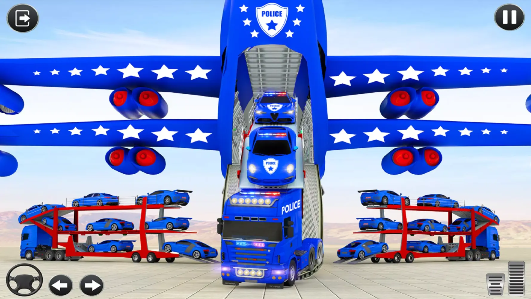 Police Vehicle Cargo Truck Sim স্ক্রিনশট