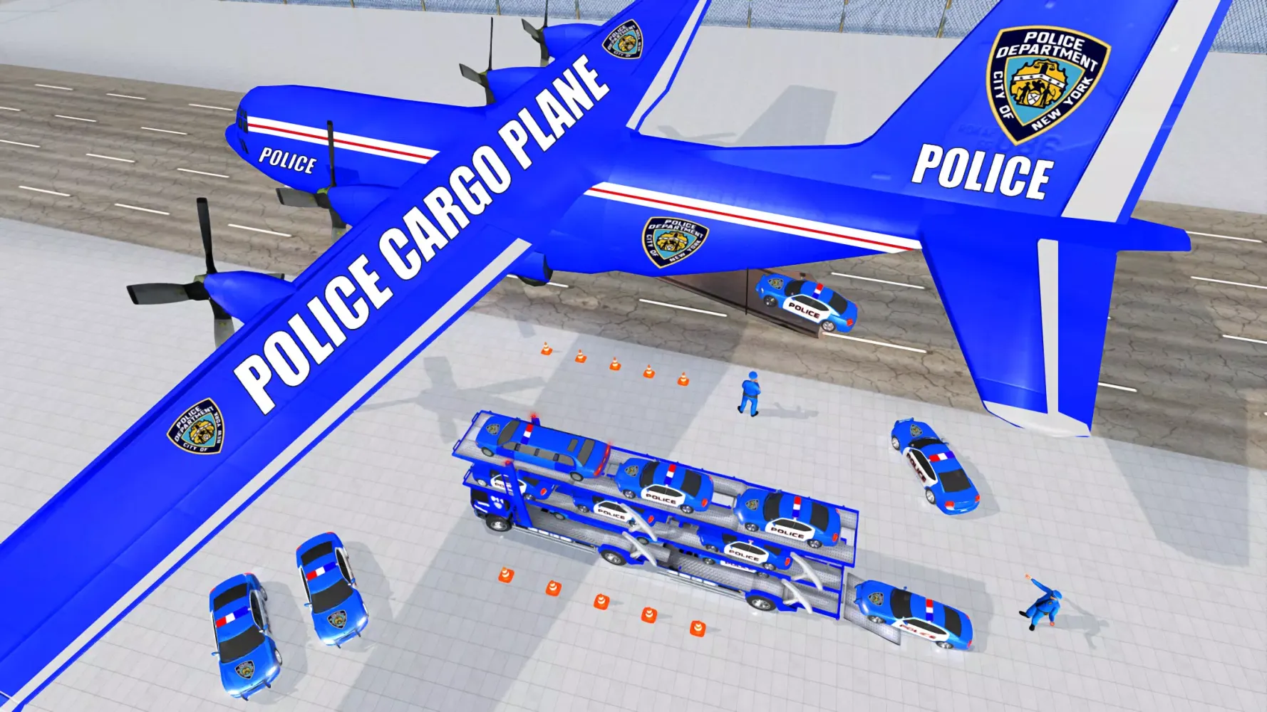 Police Vehicle Cargo Truck Sim স্ক্রিনশট