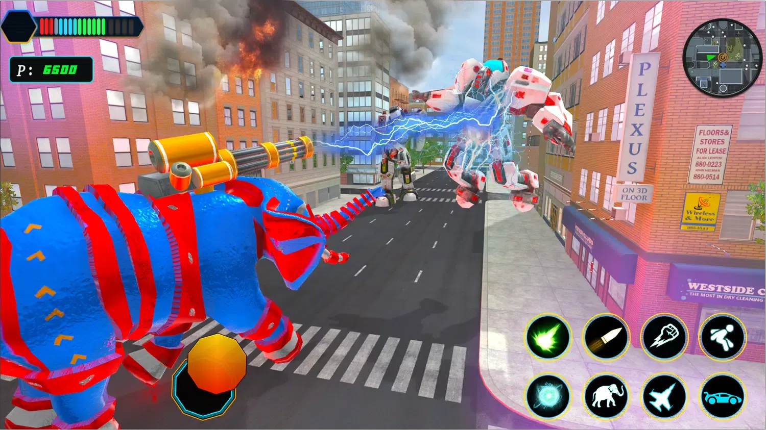 Grand Elephant Robot Jet game Screenshots