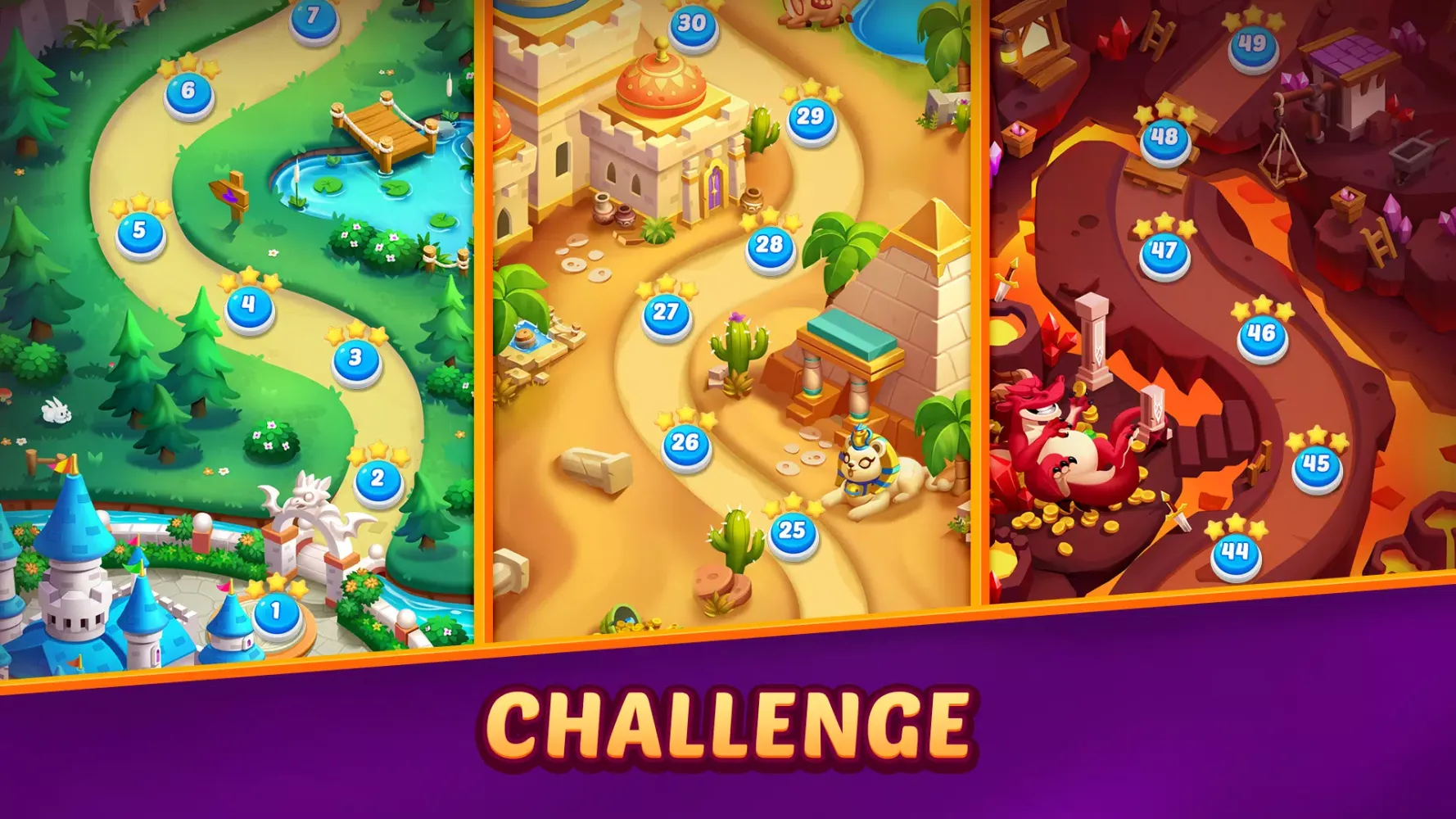 Capturas de pantalla de Jewel Match Dragon - No Wifi