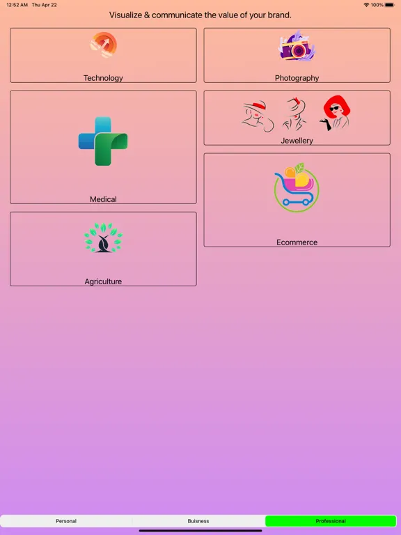 Business Logo Creator & Design iPad  Ekran Görüntüleri