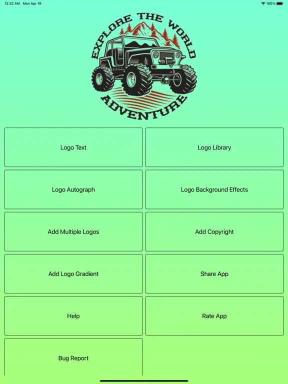 Capturas de tela do Logo Maker and Design Creator iPad 