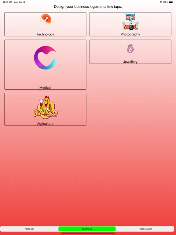 Capturas de tela do Logo Maker and Design Creator iPad 