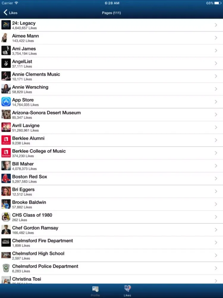 Whole Lotta Likes iPad  স্ক্রিনশট