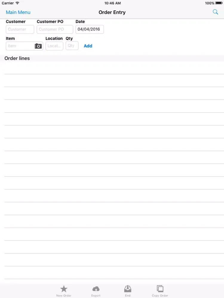 Omni Services App iPad  স্ক্রিনশট