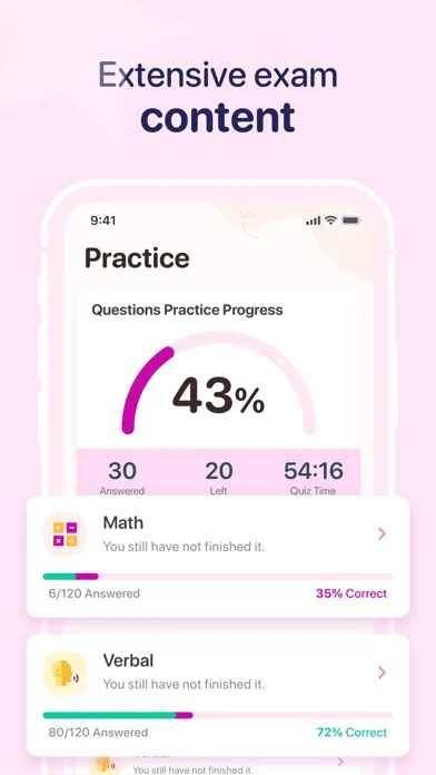 Скриншоты Pass Exam 2024: GRE® Exam Prep
