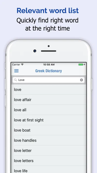 Greek Dictionary Elite应用截图