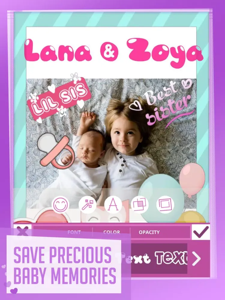 Tangkapan layar Babily - Baby Milestones Story iPad 