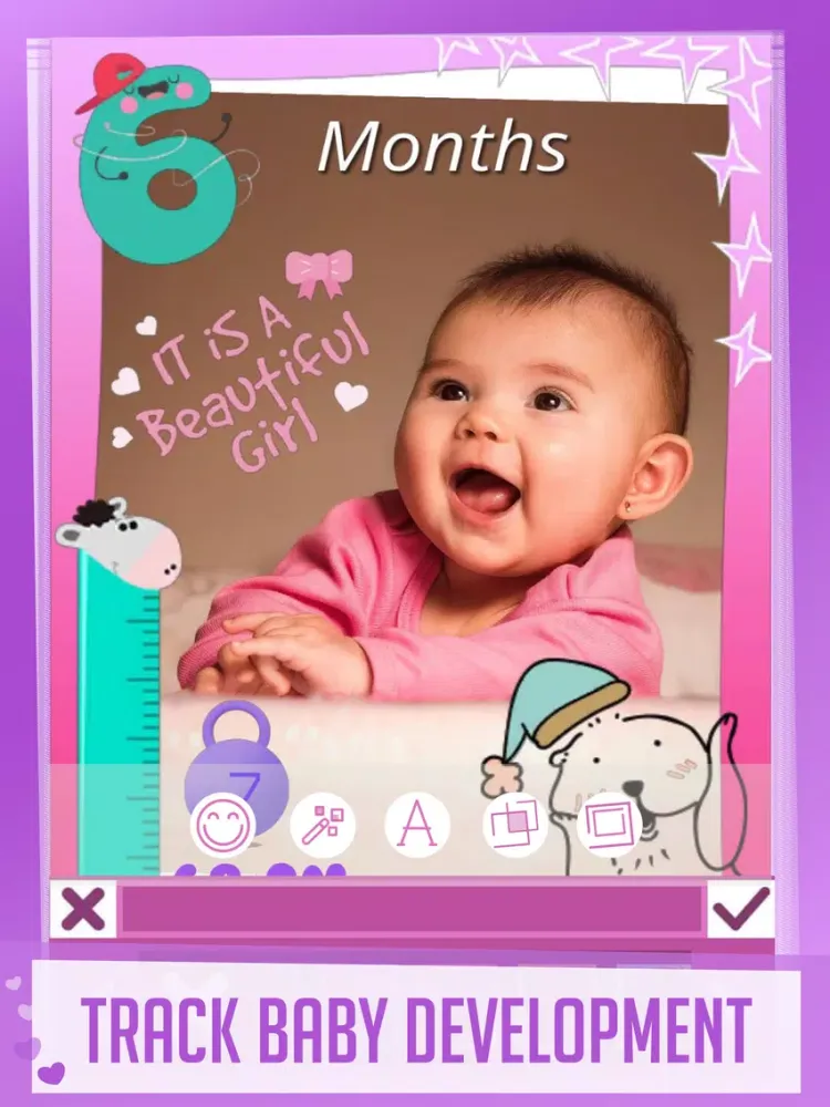 Tangkapan layar Babily - Baby Milestones Story iPad 