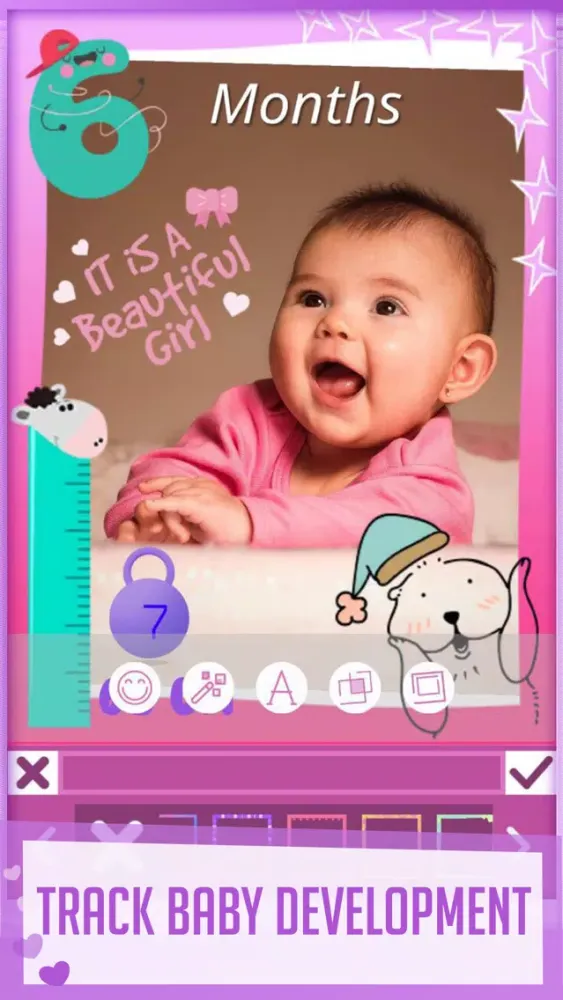 Tangkapan layar Babily - Baby Milestones Story