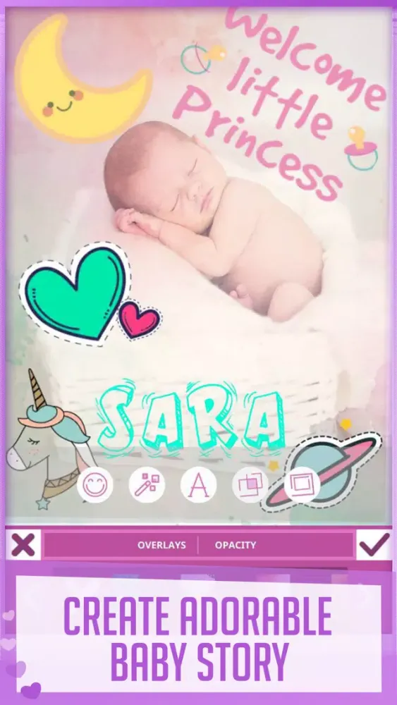 Tangkapan layar Babily - Baby Milestones Story