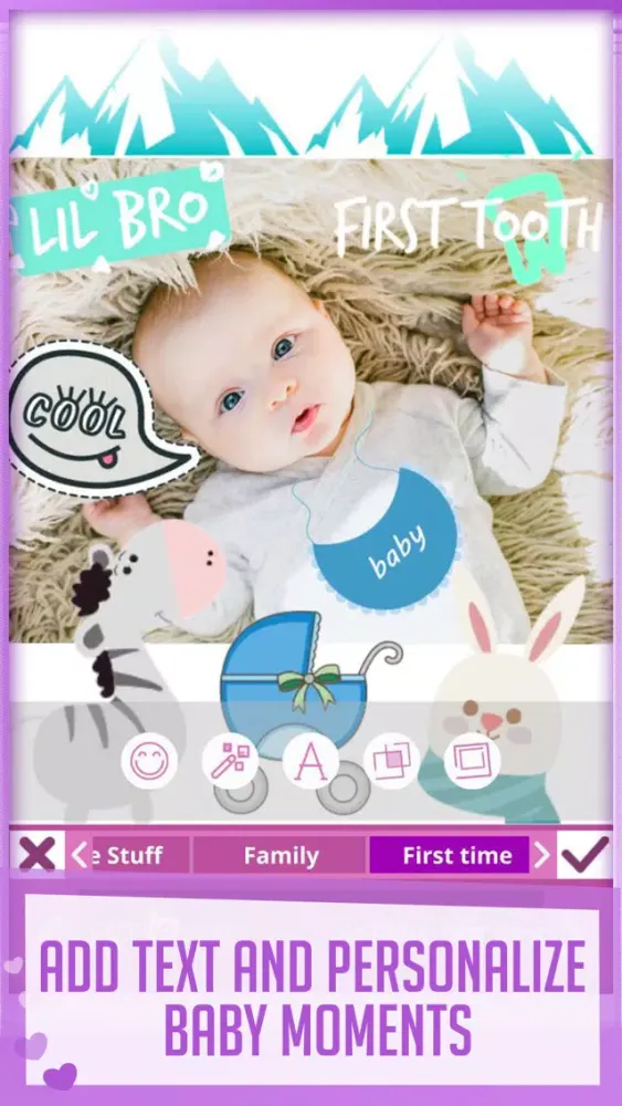 Tangkapan layar Babily - Baby Milestones Story