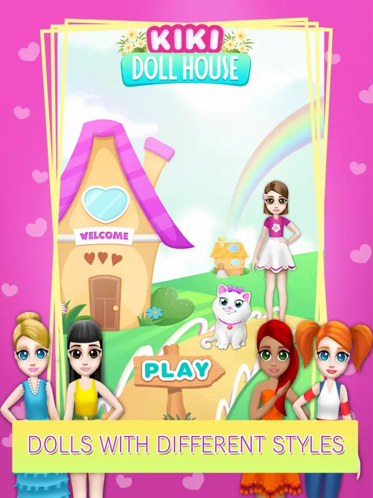 KiKi DollHouse Decoration Game iPad  Screenshots