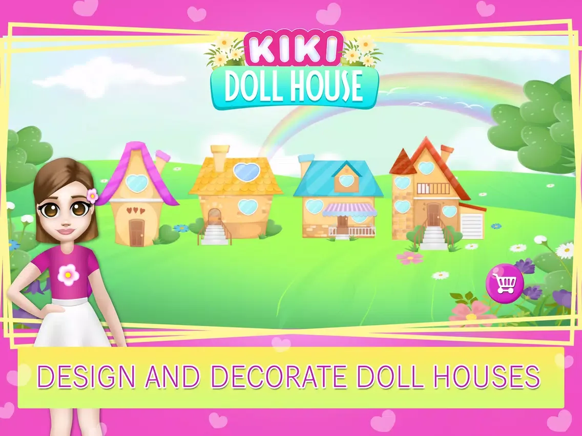 KiKi DollHouse Decoration Game iPad  Screenshots