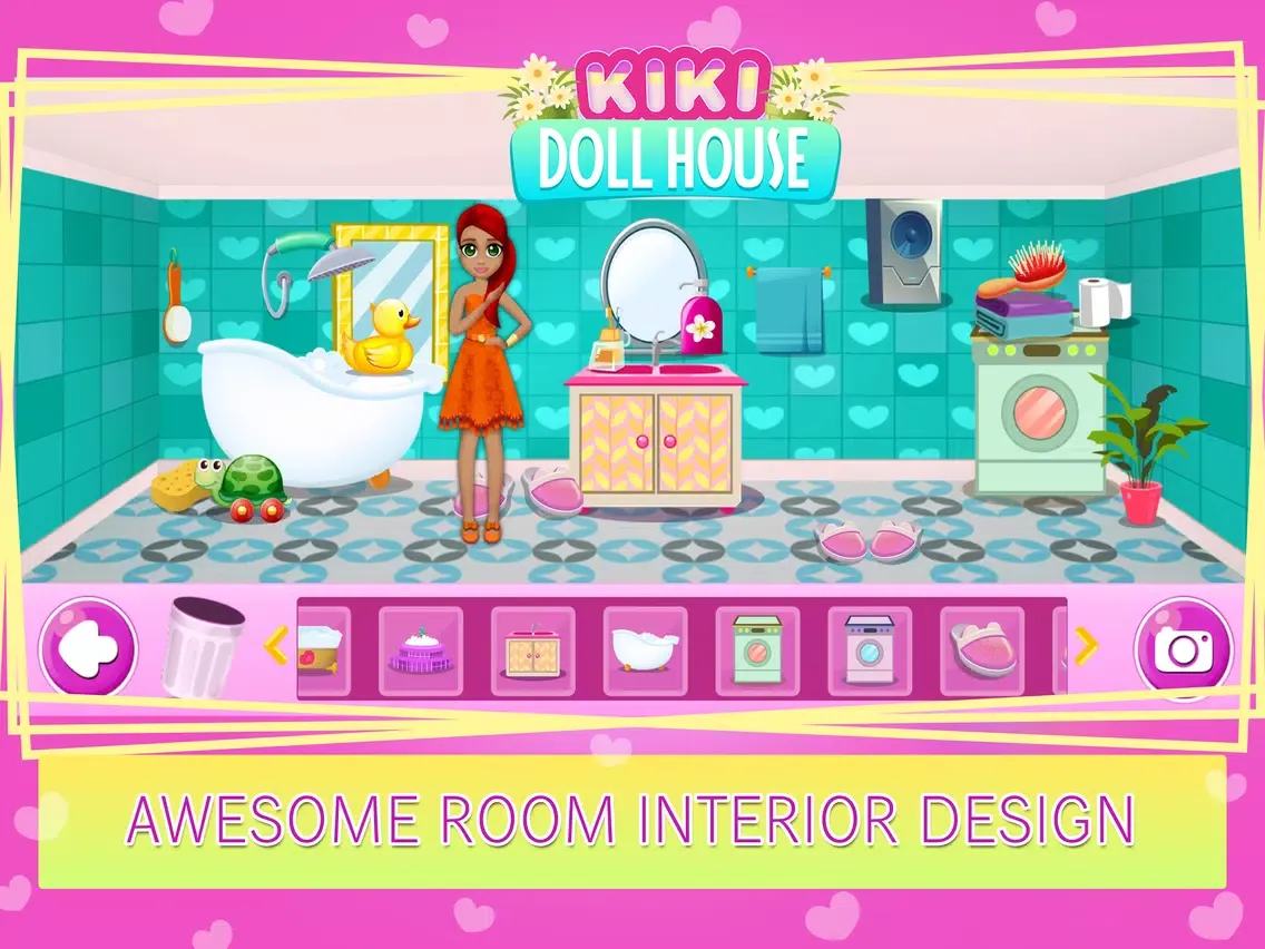 KiKi DollHouse Decoration Game iPad  Screenshots