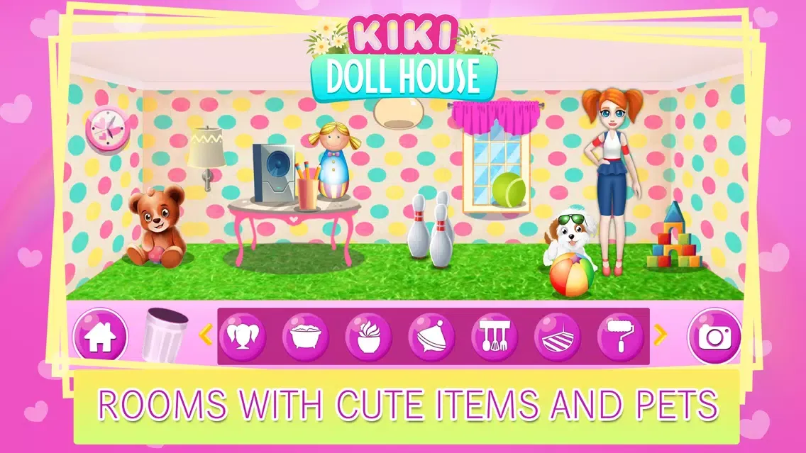 KiKi DollHouse Decoration Game Screenshots