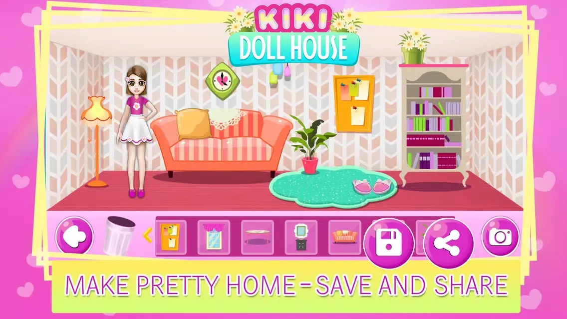 KiKi DollHouse Decoration Game Screenshots